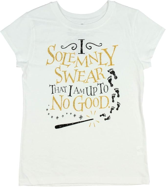 harry potter t 恤 女孩 i solemnly swear i am up to no good 闪光